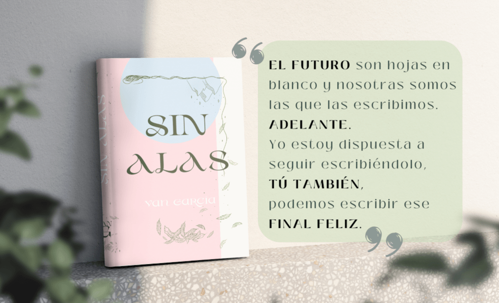 Sin alas, novela de romance y fantasía ligera New adult.