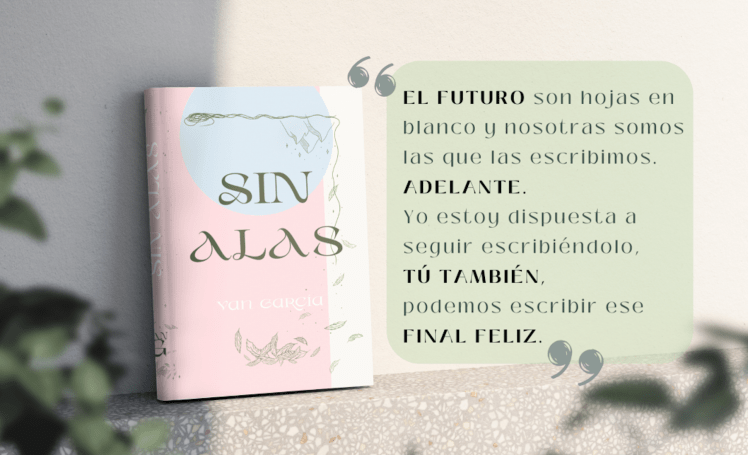 Sin alas, novela romántica y de fantasía ligera New Adult